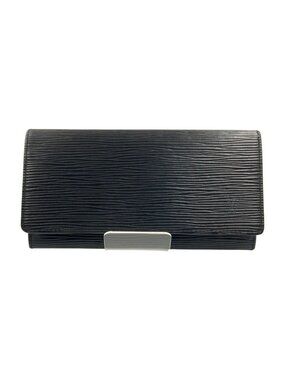 Louis Vuitton Epi Bifold Wallet Black
